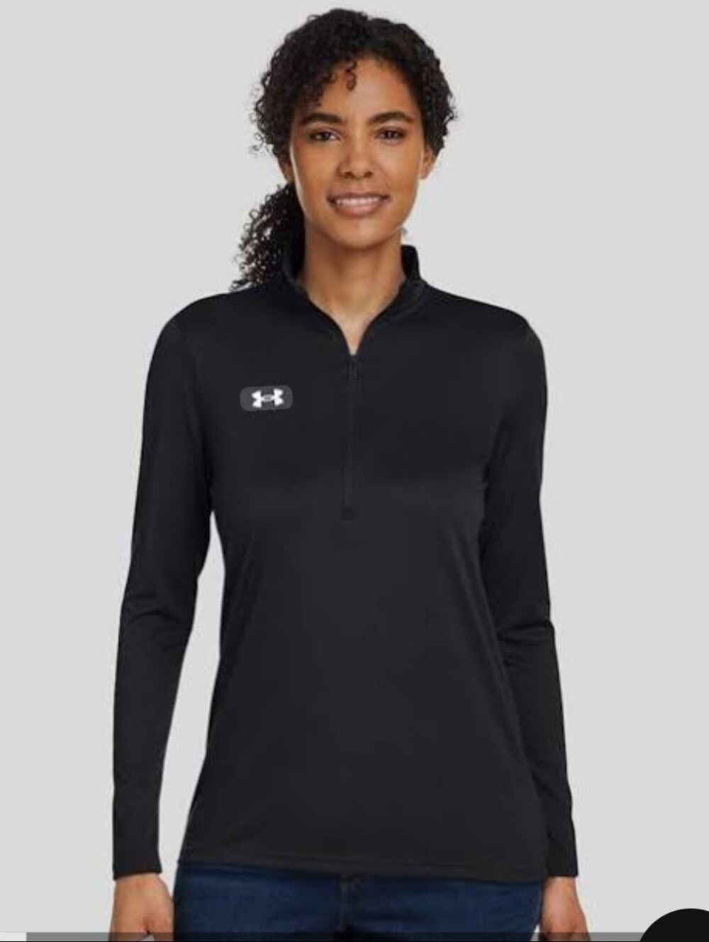 Under Armour Women’s Black Quarter-Zip Performance Pullover